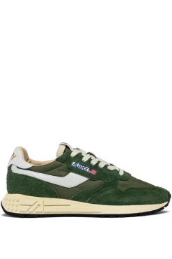 Sneakers reelwind low pelle verde