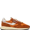 Sneakers reelwind low pelle/tessuto arancione