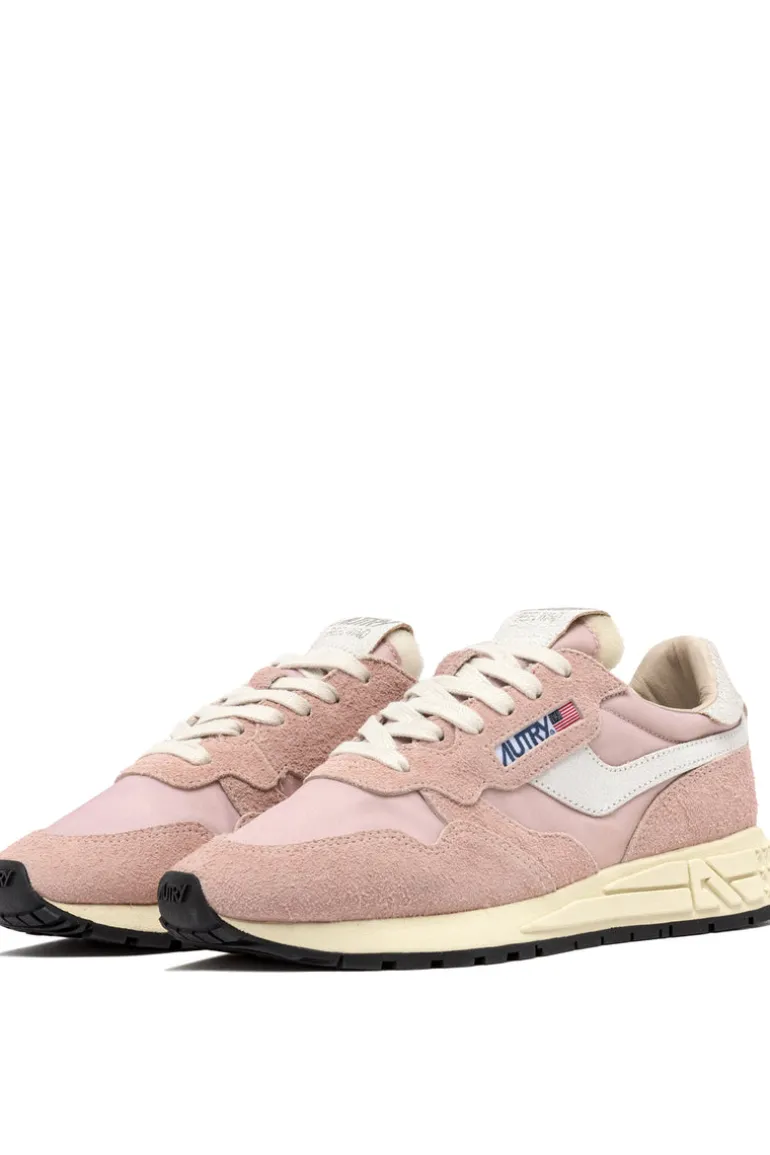 Sneakers reelwind low pelle rosa