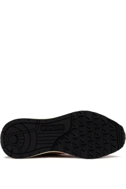 Sneakers reelwind low pelle/tessuto arancione