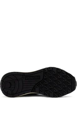 Sneakers reelwind low pelle/tessuto azzurro