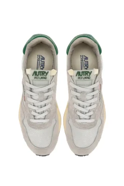 Sneakers reelwind low pelle/tessuto grigio