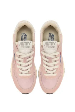Sneakers reelwind low pelle rosa