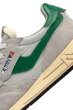 Sneakers reelwind low pelle/tessuto grigio