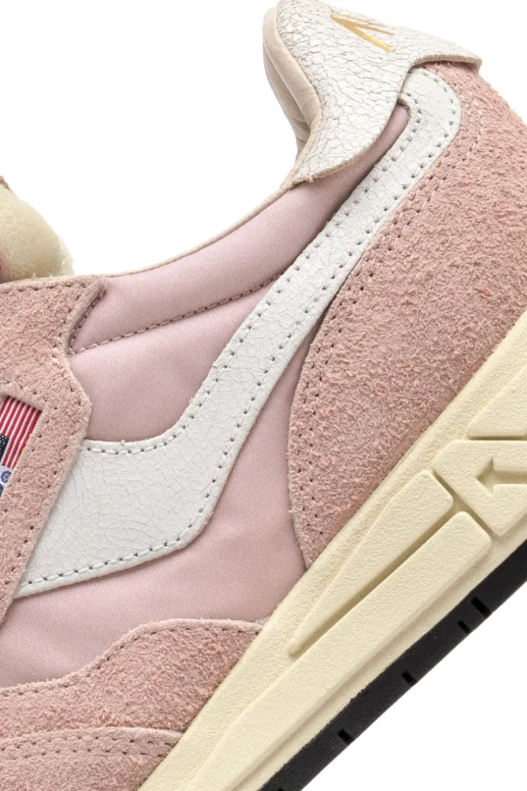 Sneakers reelwind low pelle rosa