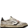 Sneakers super vintage low man nero uomo