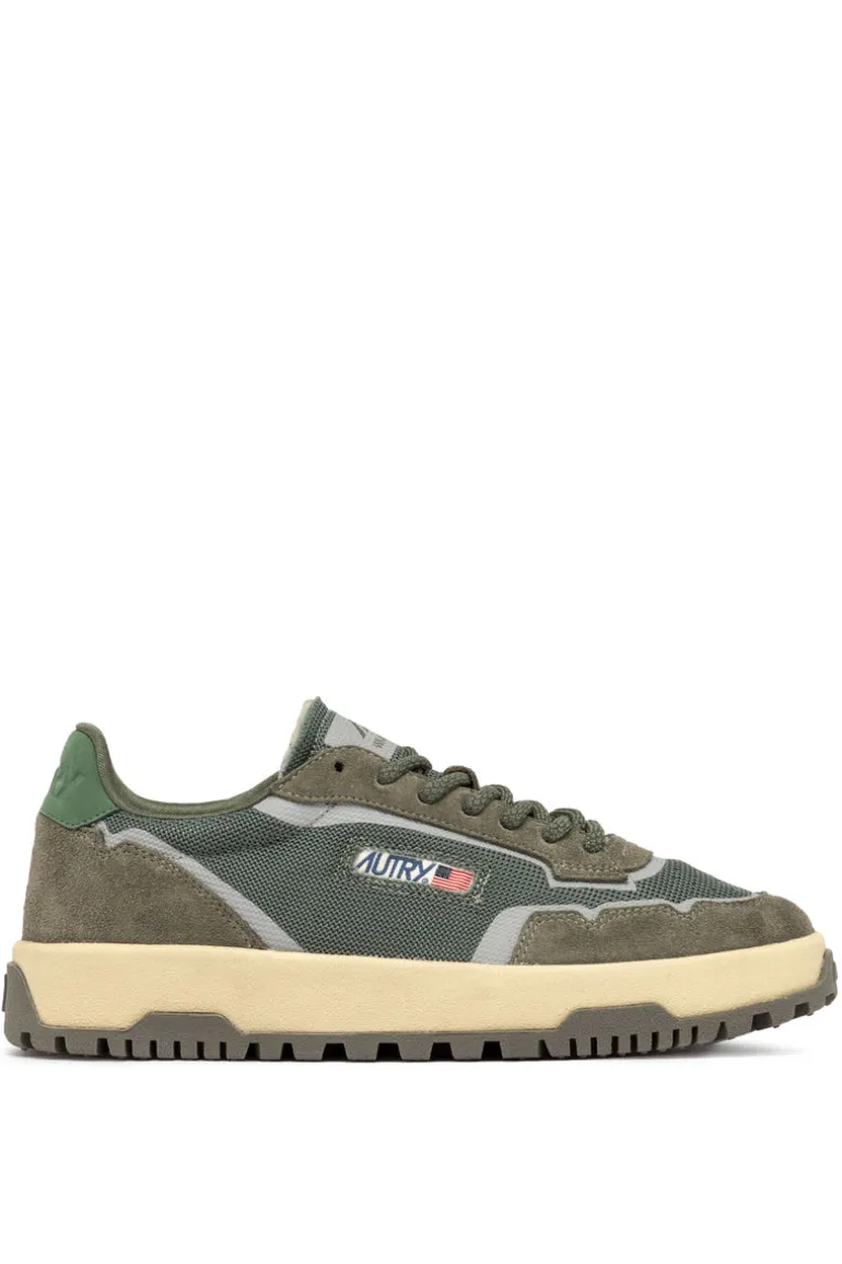 Sneakers super vintage low pelle marrone