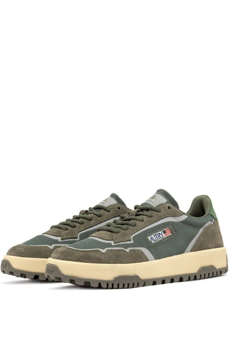 Sneakers super vintage low pelle marrone