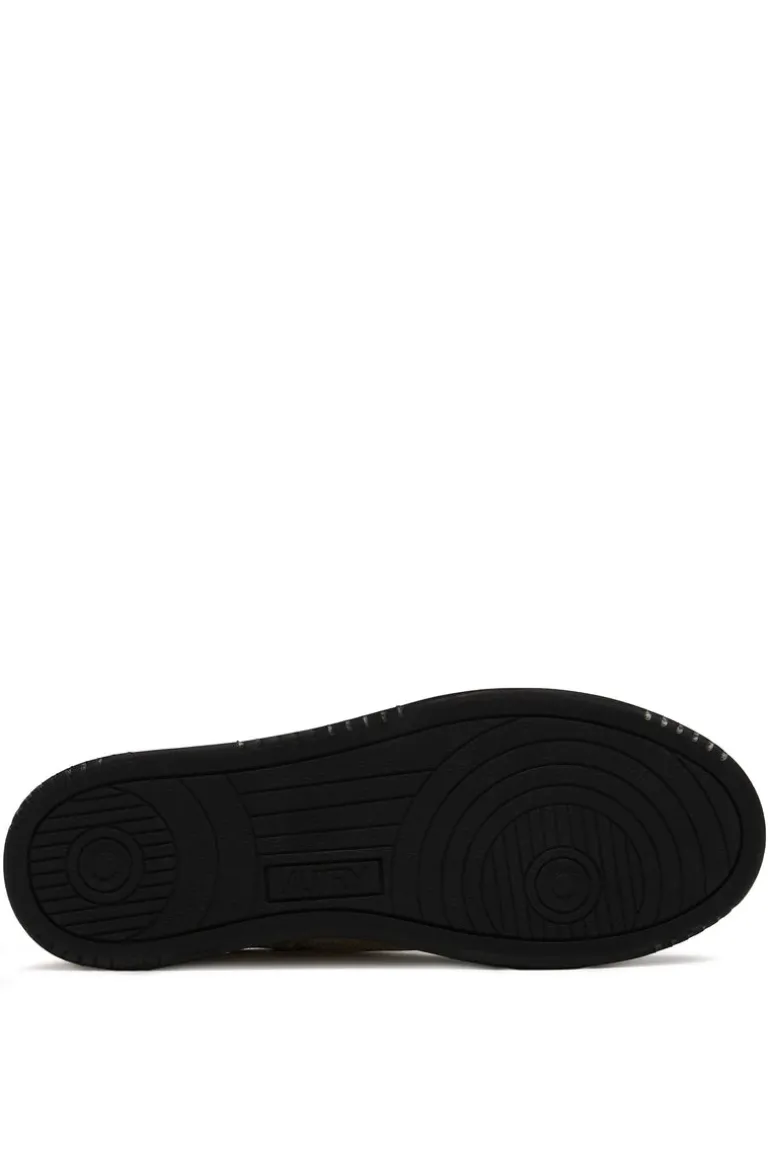 Sneakers super vintage low man nero uomo