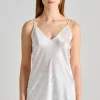 Top bianco donna