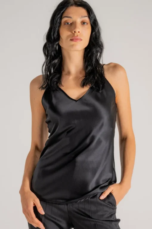 Top nero donna