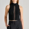 Top tricot nero