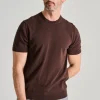 T-shirt 100% cotone marrone