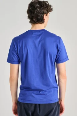 T-shirt cotone blu