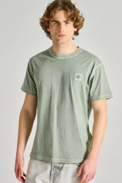 T-shirt cotone verde