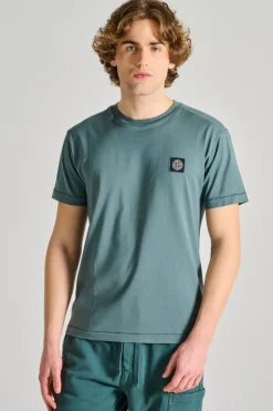 T-shirt cotone verde