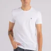 T-shirt cotone/elastam bianco
