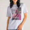 T-shirt madamoiselle nero donna