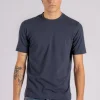 T-shirt manica corta blu uomo