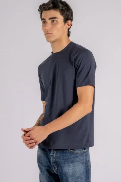 T-shirt manica corta blu uomo