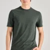 T-shirt manica corta cotone verde