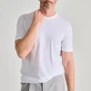 T-shirt manica corta cotone bianco