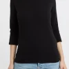 T-shirt nero donna
