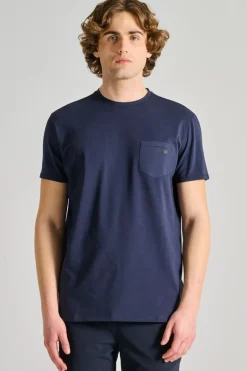 T-shirt revo cotone blu