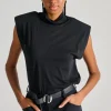 T-shirt tessuto nero