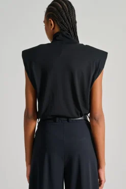 T-shirt tessuto nero