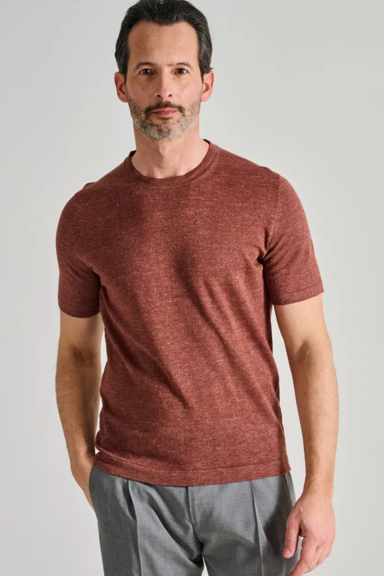 T-shirt tubolari 100% cotone beige